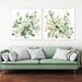 60cmx60cm Sage Garden By Carol Robinson 2 Sets White Frame