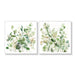 60cmx60cm Sage Garden By Carol Robinson 2 Sets White Frame