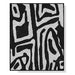 60cmx90cm Abstract Black Artwork Frame Canvas Wall Art