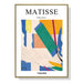 60cmx90cm Abstract Colour By Henri Matisse Gold Frame