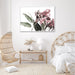 60cmx90cm Eucalyptus In Bloom White Frame Canvas Wall Art