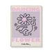 60cmx90cm Keith Haring Dancing Flower Wood Frame Canvas