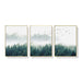 60cmx90cm Mystical Forest 3 Sets Gold Frame Canvas Wall Art