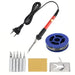 60w Soldering Iron Kit Adjustable Temperature Replaceable