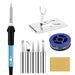 60w Soldering Iron Kit Adjustable Temperature Replaceable