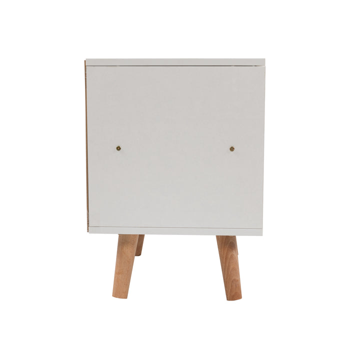 Bedside Tables Drawers Side Table Nightstand White Storage Cabinet Wood