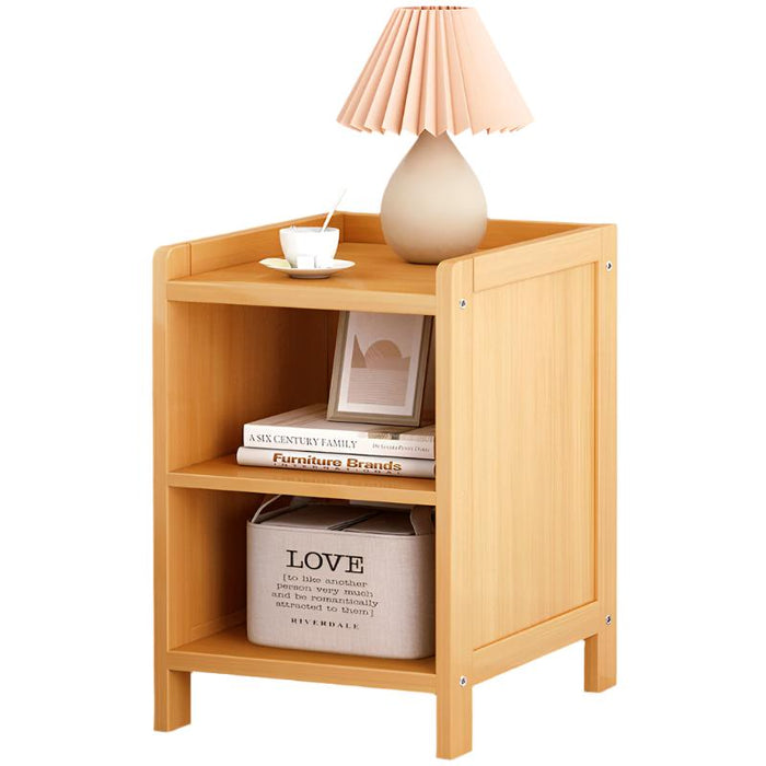 Bamboo Bedside Table Nightstand Storage Bedroom Sofa Side Stand