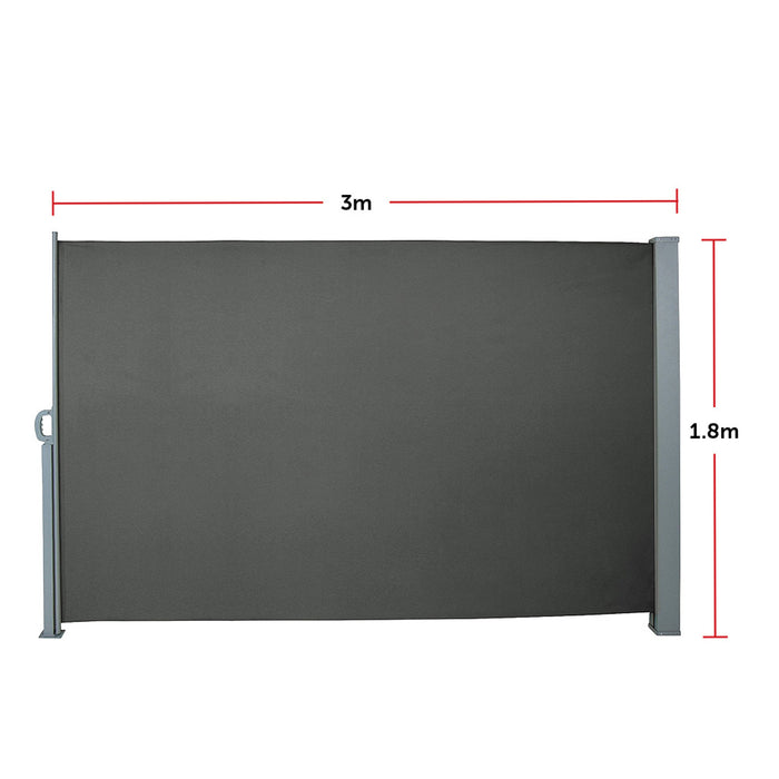 1.8X3M Retractable Side Awning Shade