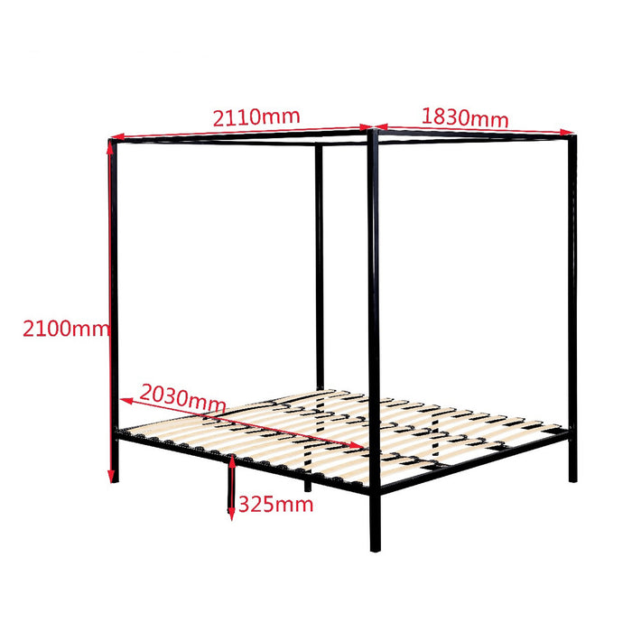 4 Four Poster King Bed Frame