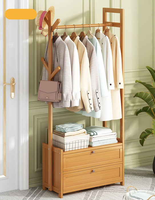 70cm Clothes Rack Stand Storage Shelves Modern Coat Tree