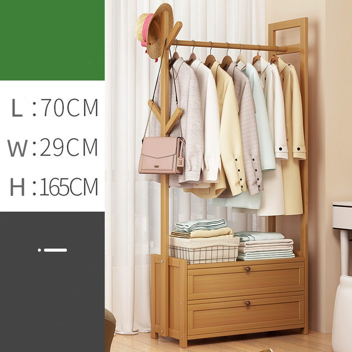 70cm Clothes Rack Stand Storage Shelves Modern Coat Tree