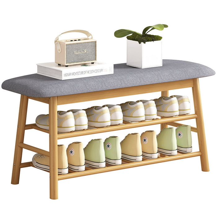 Shoe Stool Storage Rack Cabinet Multifunctional Space Saving