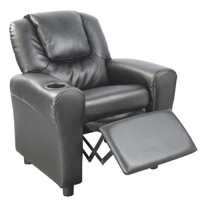 Leather Kids Recliner