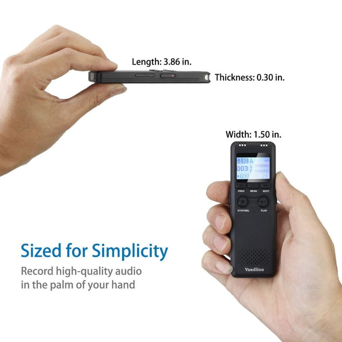 32g 64gb 128g Portable V30 Digital Voice Audio Activated