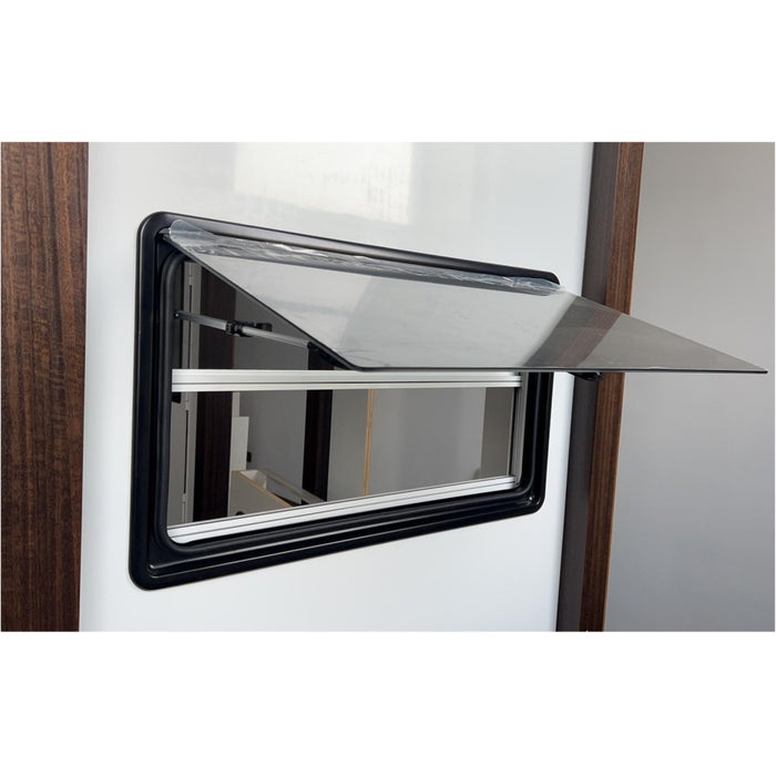 RV Caravan Camper Van Hinged Push Out Window Motorhome Exit Window 900mm x 500mm