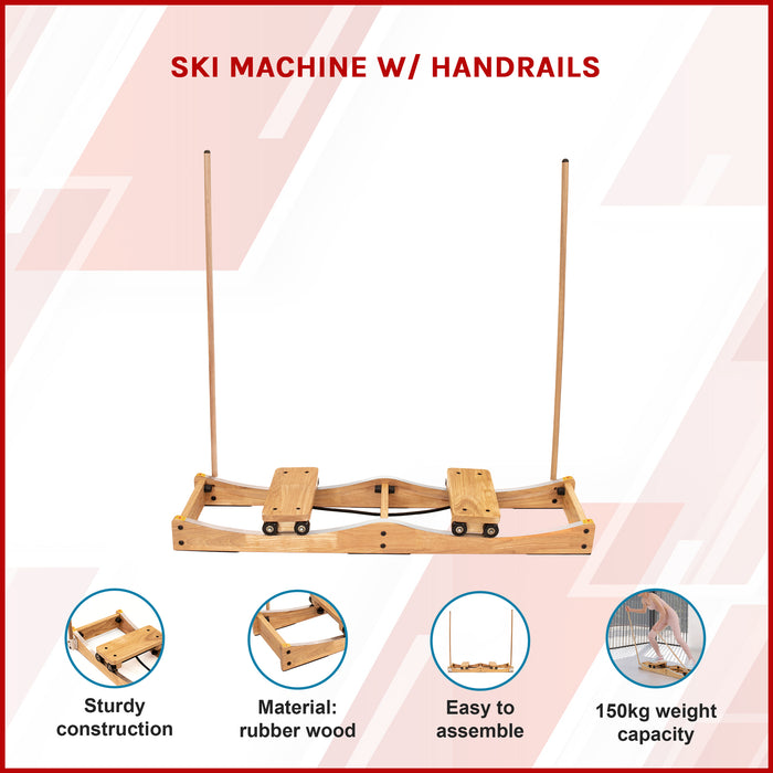 Ski Machine W/ Handrails