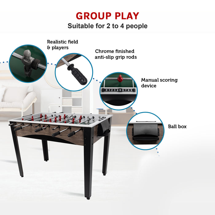 Foosball Soccer Table Game Activity for Home Office Recreation