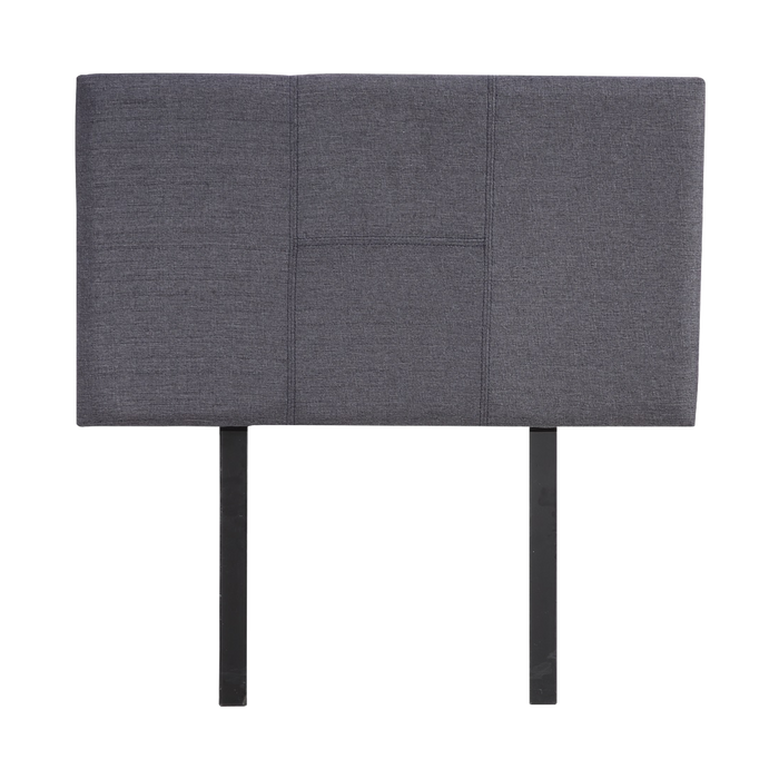 Linen Fabric Single Bed Headboard Bedhead - Grey