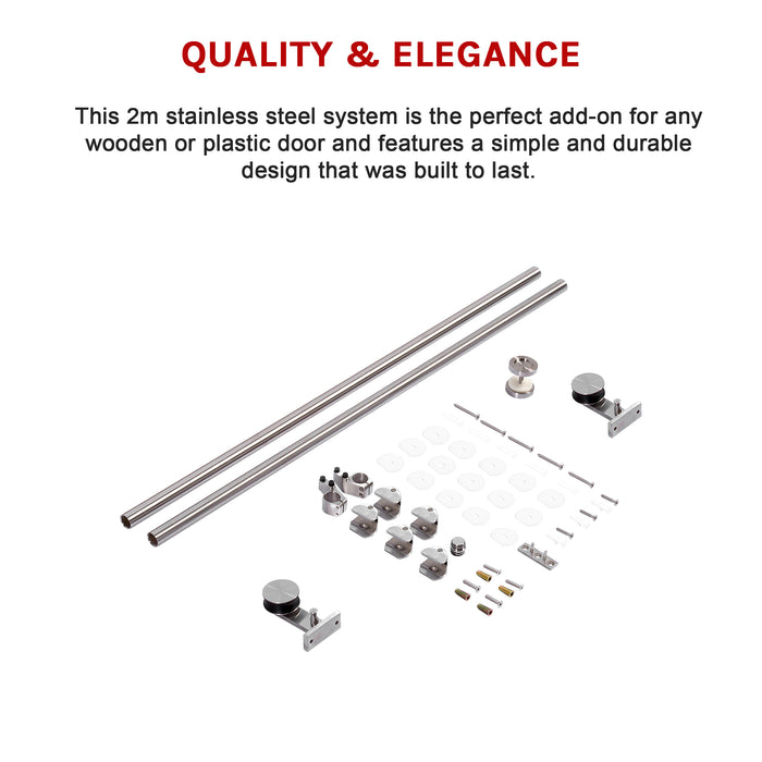 Sliding Barn Door Hardware Stainless Steel