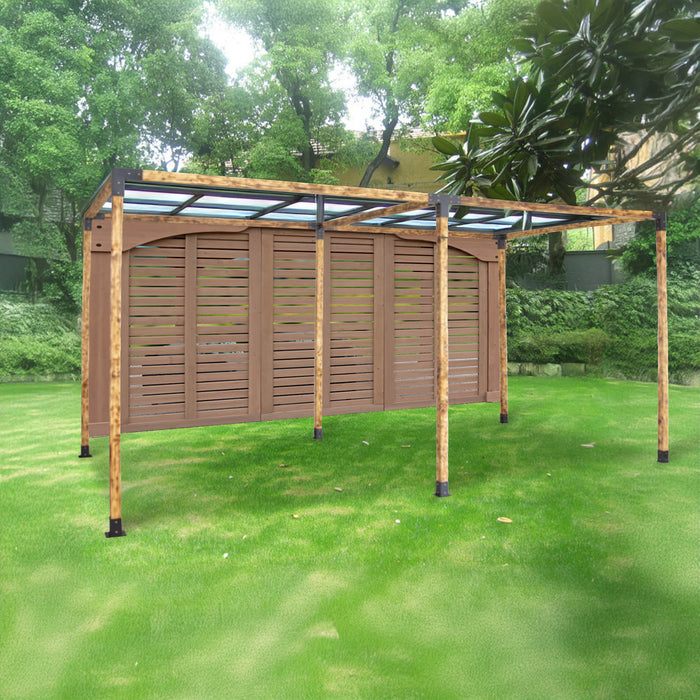 Roof Pergola Gazebo Shed Matte Black Steel Brackets DIY Kits