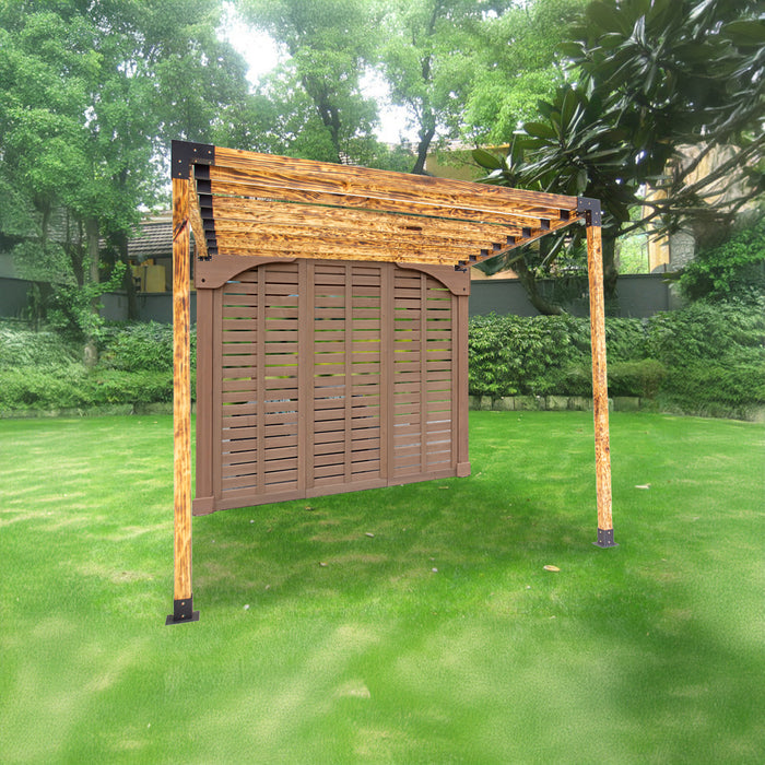 Roof Pergola Gazebo Shed Matte Black Steel Brackets DIY Kits