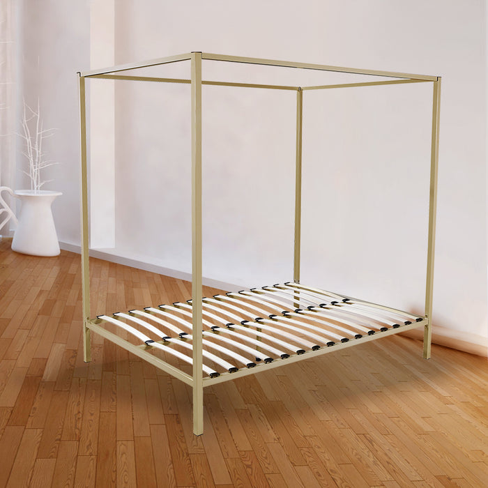 4 Four Poster Queen Bed Frame