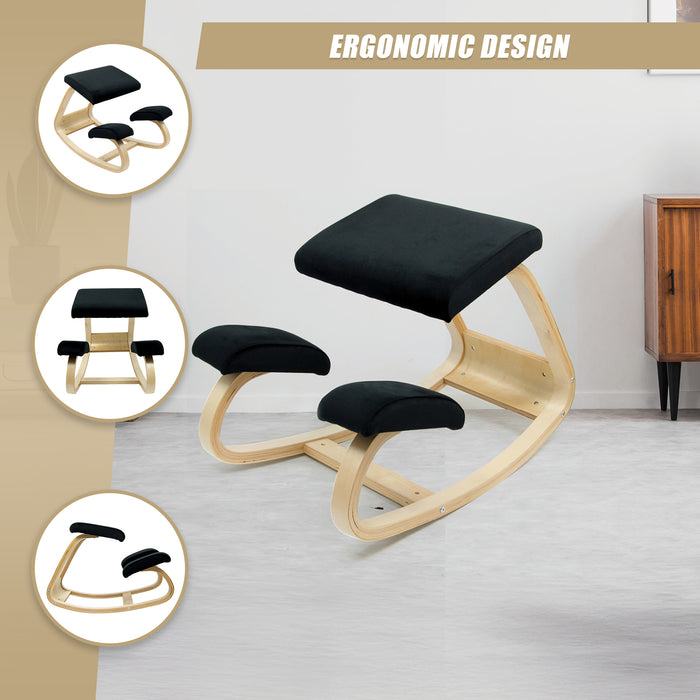 Kneeling Office Chair Ergonomic Rocking Posture Improving Stool