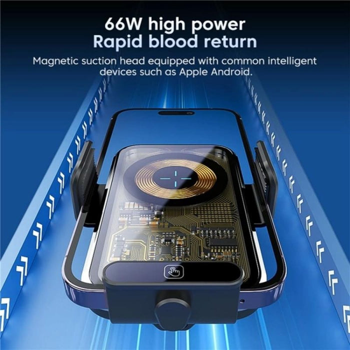 66w High Power Car Wireless Charger Phone Bracket