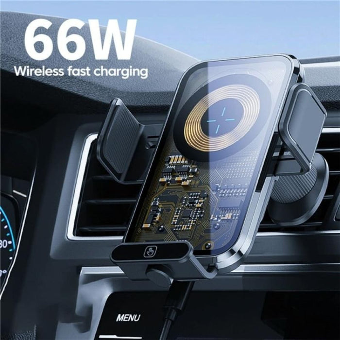 66w High Power Car Wireless Charger Phone Bracket