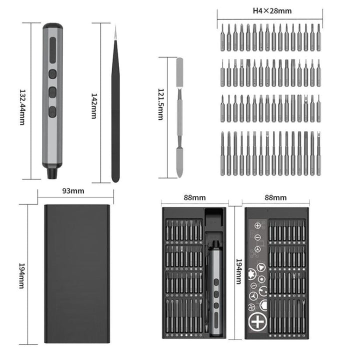 68 In 1 Home Electrical Screwdriver Set Portable