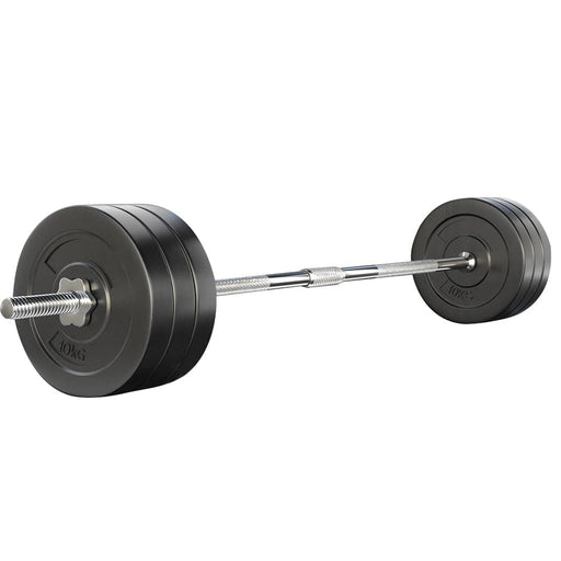 68kg Barbell Weight Set Plates Bar Bench Press Fitness