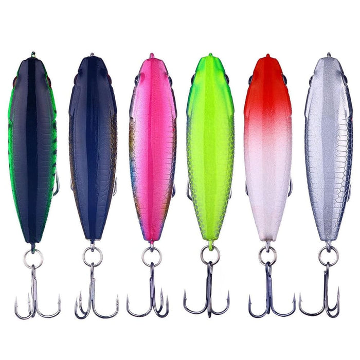 6cm 6.5g Long Distance Floating Lead False Lure 6 Colours