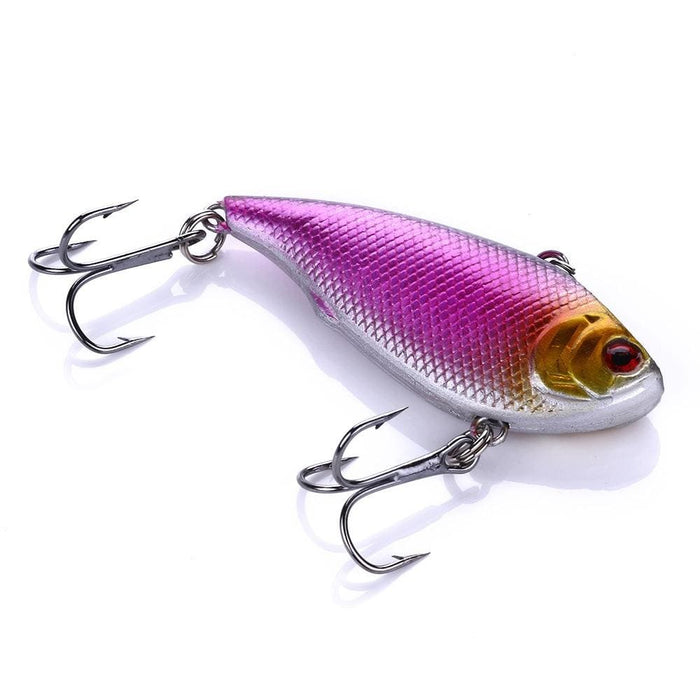 6cm Plastic Vib Lure With Sound Beads 10g