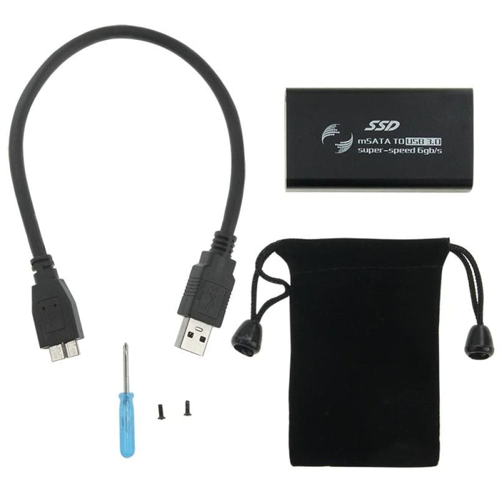 6gb/s Msata Ssd To Usb 3.0 Hdd Case