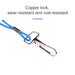 6m Elastic Fishing Rope With Hooks