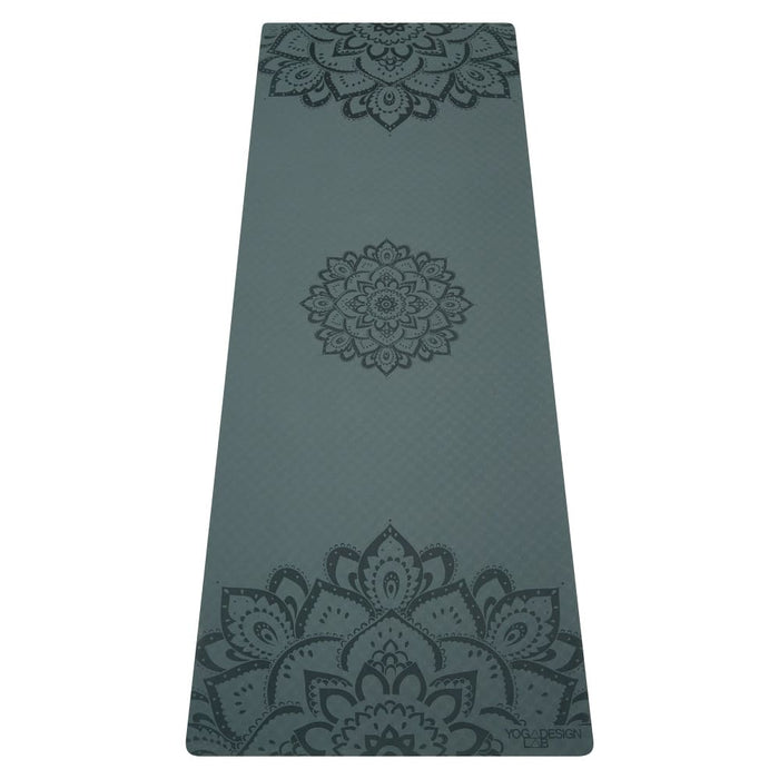 6mm Pure Mandala Charcoal Yoga Mat