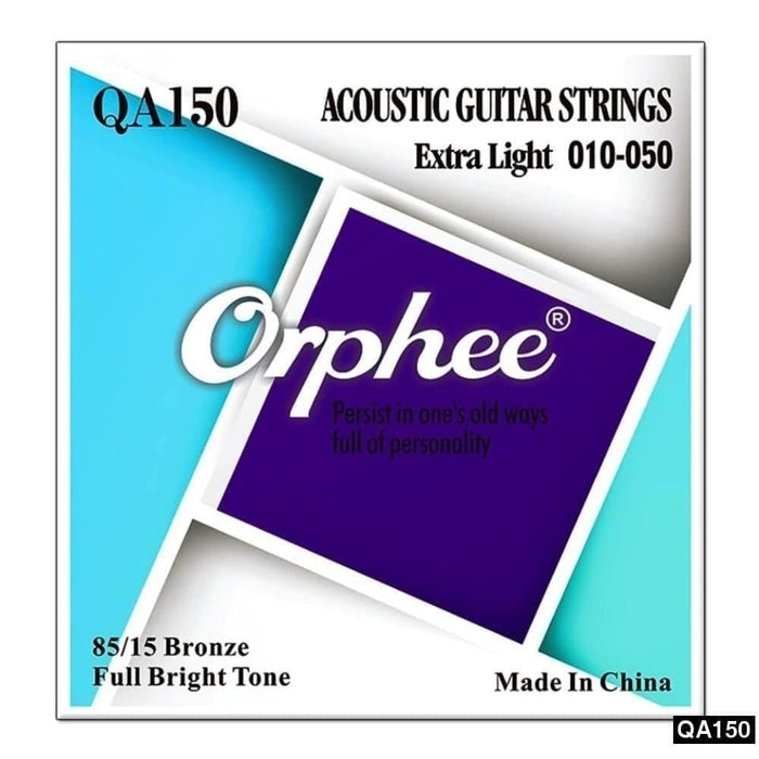 6pcs Set Acoustic Guitar Strings Qa Series 85 15 Bronze