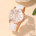 6pcs Set Fashion Women Watches Simple Ladies Business White