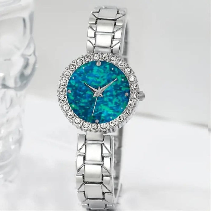 6pcs Watches Set Women Cubic Zircon Decor Quartz Watch