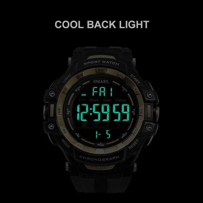 7 In 1 Men’s Digital Led Light Wrist Watch