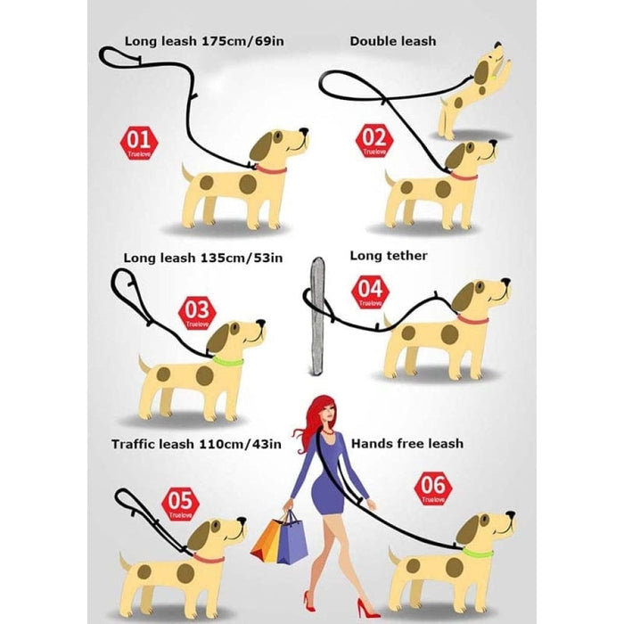 7 in 1 Multi-function Adjustable Dog Leash