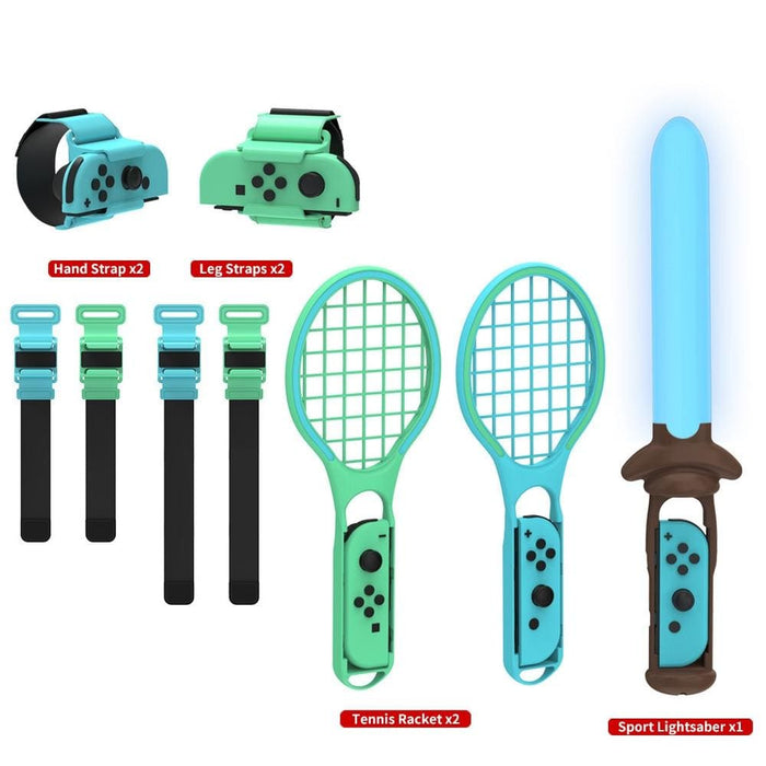 7 In 1 Sports Set For Nintendo Switch Lightsaber Leg Strap