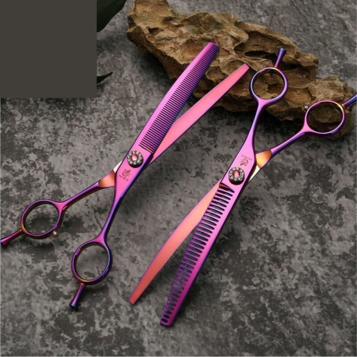 7.25 Inch Professional Dog Grooming Scissors Curved