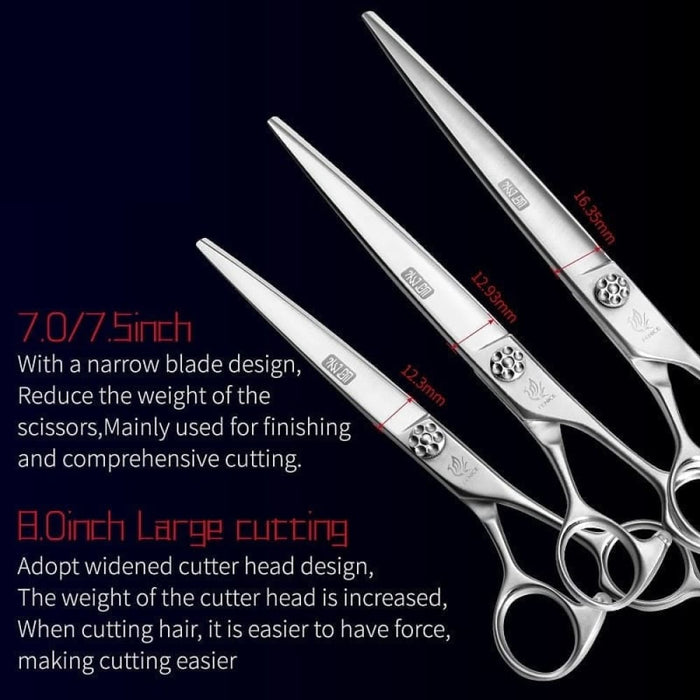 7 7.5 8 Inch Jp Vg 10 Steel Dog Grooming Scissors Bearing