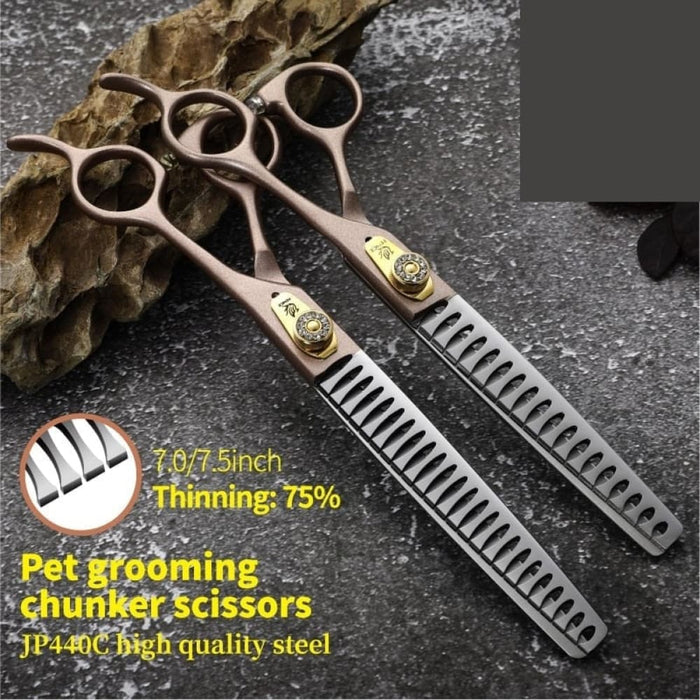 7 7.5 Inch Professional Pet Dog Grooming Thinning Scissors