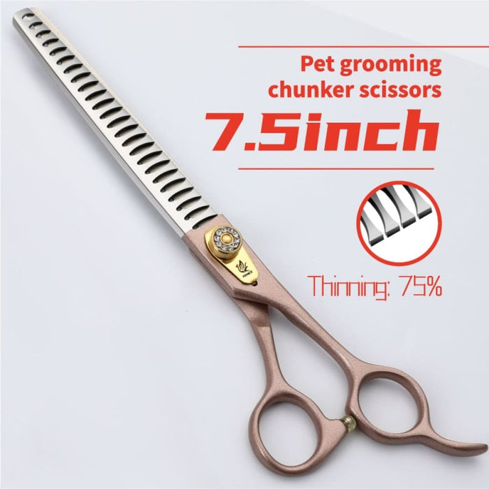 7 7.5 Inch Professional Pet Dog Grooming Thinning Scissors