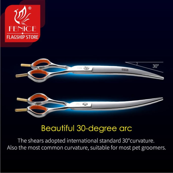 7 7.5 Inch Professional Jp 440c Pet Grooming Scissors Set