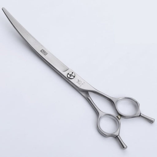 7.5 Inch Stainless Steel Curved Blade Scissors Upward Pet