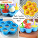 7 Hole Silicone Ice Cream Mold For Kids Popsicle Tray