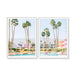 70cmx100cm Saguaro Hotel 2 Sets White Frame Canvas Wall Art